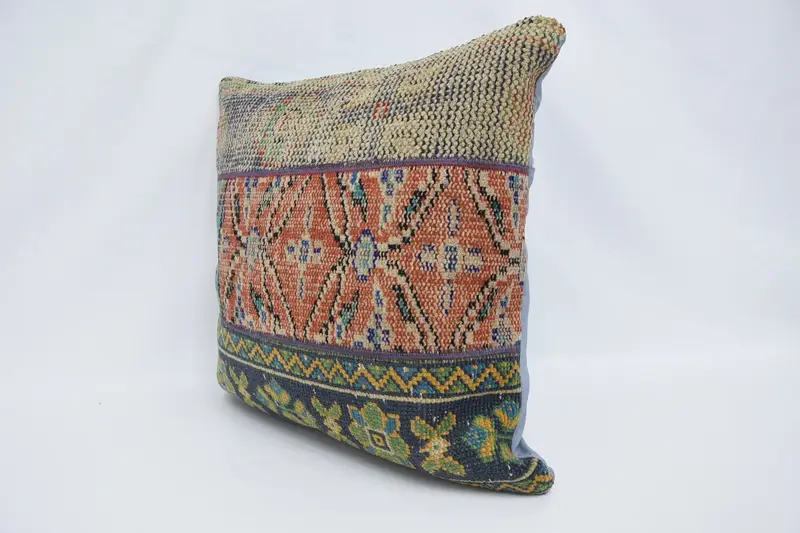 Interior Designer Pillow, Throw Kilim Pillow, Boho Pillow, Personalized Gift Pillow Pillow Sham, 24x24 Red Pillow Cover, Pillow - 4