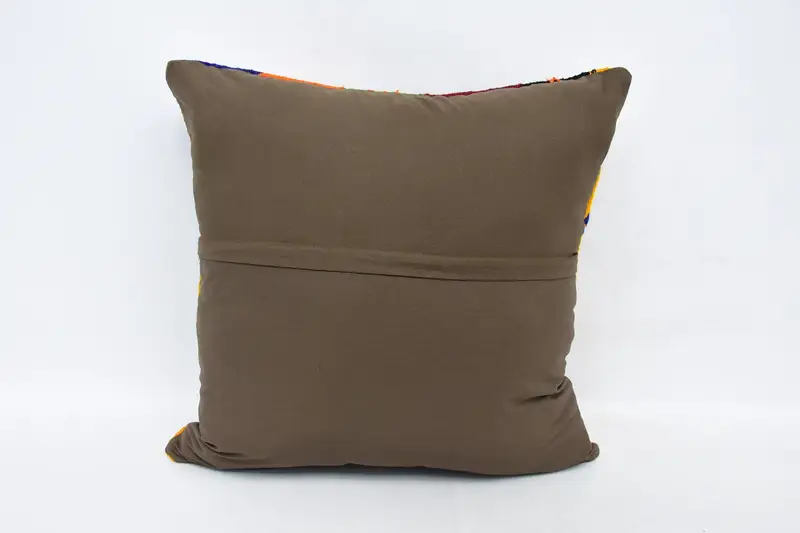 Outdoor Pillow Case, Pillow for Sofa, Decorative Throw Pillow Case, Pillow Sham, Kilim Cushion Sham, 24x24 Red Cushion, Boho Pillow Sham Cover - 6