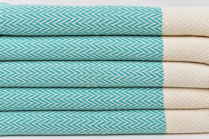 Mutfak Havlu, Ev Dekoru Hediyesi, En İyi Arkadaş Hediyesi, 34x18 Pamuk Zikzag Tasarım Havlu, Monogram Mutfak Havlu, Memorial Hediyesi, Nedime Hediyeleri - 4