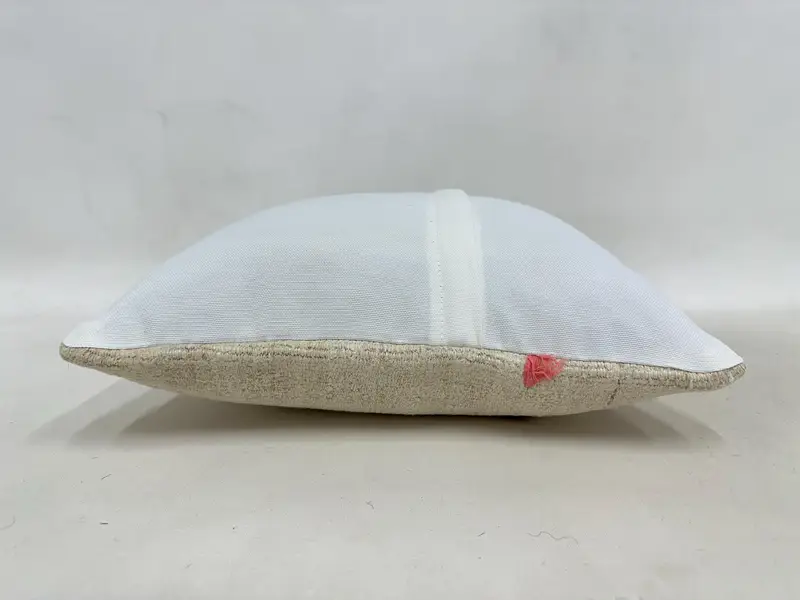 Cushion Cover, Home Decor Pillow, 16x16 Beige Pillow Sham, Kilim Cushion Sham, Seat Pillow, Oriental Pillow Case, Throw Kilim Pillow - 7