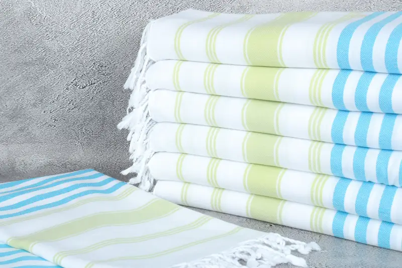 Monogram Turkish Towel, Absorbent towel, Bridemaids Beach Towel, Turkish Towel Bulk, House Warming Gift, Bachelor Gifts, 70x40 Cotton Striped Towel - 2