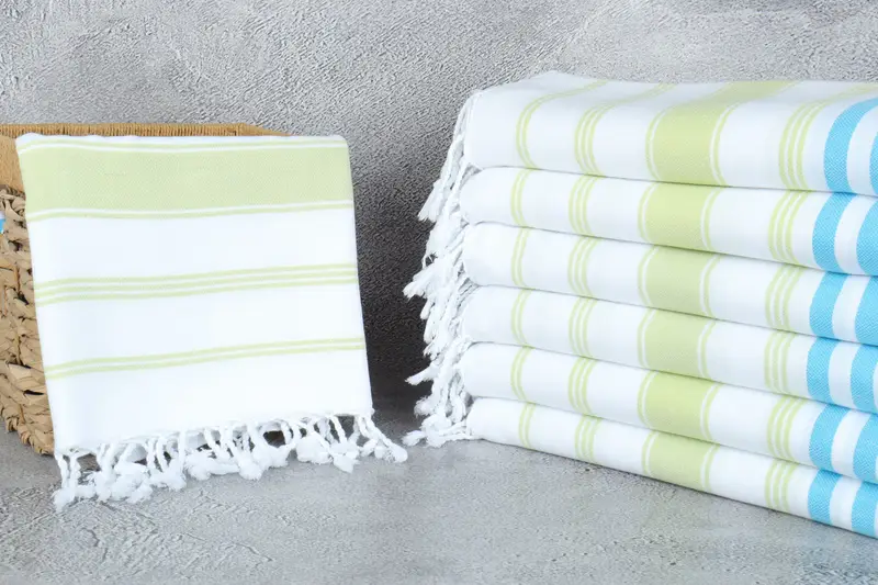 Monogram Turkish Towel, Absorbent towel, Bridemaids Beach Towel, Turkish Towel Bulk, House Warming Gift, Bachelor Gifts, 70x40 Cotton Striped Towel - 3