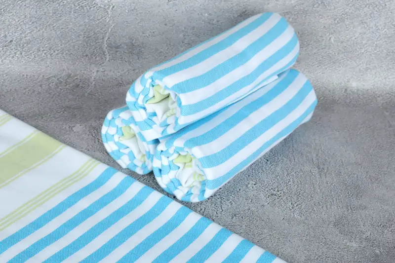 Monogram Turkish Towel, Absorbent towel, Bridemaids Beach Towel, Turkish Towel Bulk, House Warming Gift, Bachelor Gifts, 70x40 Cotton Striped Towel - 8