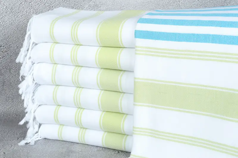 Monogram Turkish Towel, Absorbent towel, Bridemaids Beach Towel, Turkish Towel Bulk, House Warming Gift, Bachelor Gifts, 70x40 Cotton Striped Towel - 1