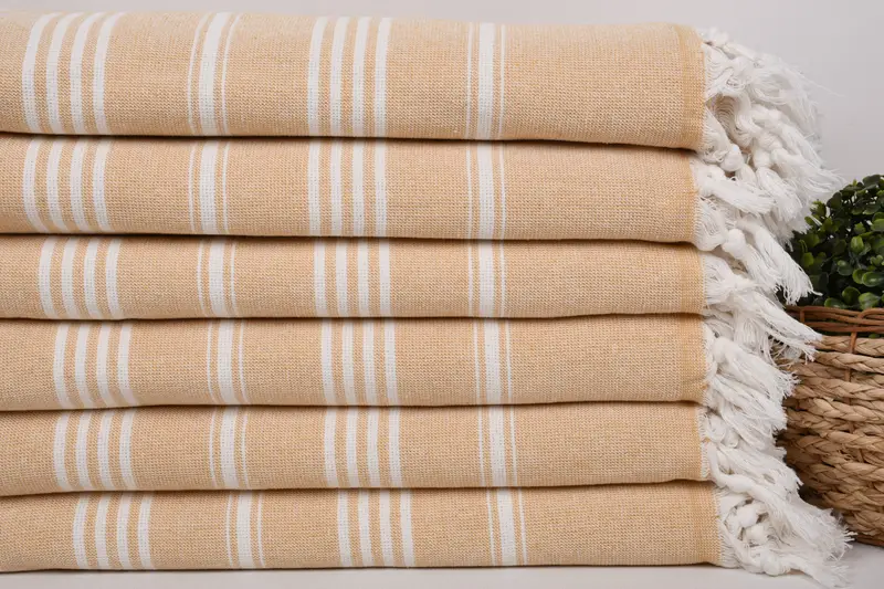 Family Gift, 70x40 Cotton Striped Towel, Beach Towel Monogram, Bachelorette Party Favors, Spa Gift Towel, Luxury towel, Bridesmaid Gift, Guest Towel - 2