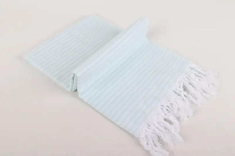 Handgefertigtes Geschenk, 68x36 Baumwollstreifentuch, Peshtemal -Handtuch, Peshtemal -Handtuch USA, Luxus -Strandtuch, Bachelorette -Party -Gefälligkeiten, Bachelorette Gunst - 6