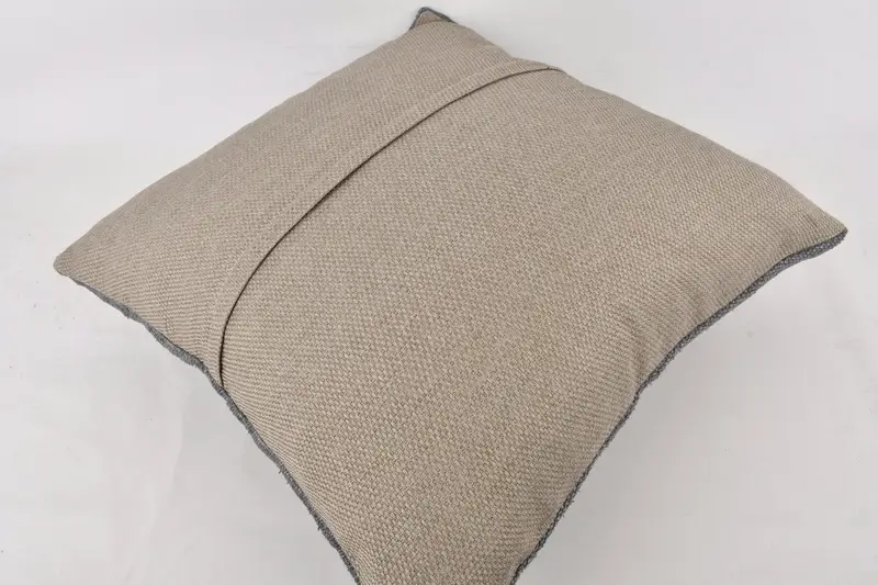 Turkish Kilim Pillow, Tapestry Pillow Cover, Kilim Pillow Cover, Living Room Throw Pillow, Pillow Case, 24x24 Gray Pillow Case, Pillow for Sofa - 7