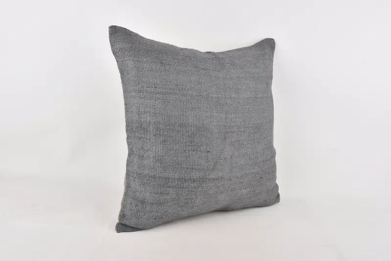 Turkish Kilim Pillow, Tapestry Pillow Cover, Kilim Pillow Cover, Living Room Throw Pillow, Pillow Case, 24x24 Gray Pillow Case, Pillow for Sofa - 2