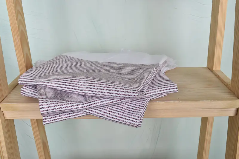 Monogrammed Hand Towel, Personalized Gift, Small Bath Towels, Wedding Gifts Towel, Gift For The Home, 40x18 Cotton Striped Towel, Monogram Towels - 7