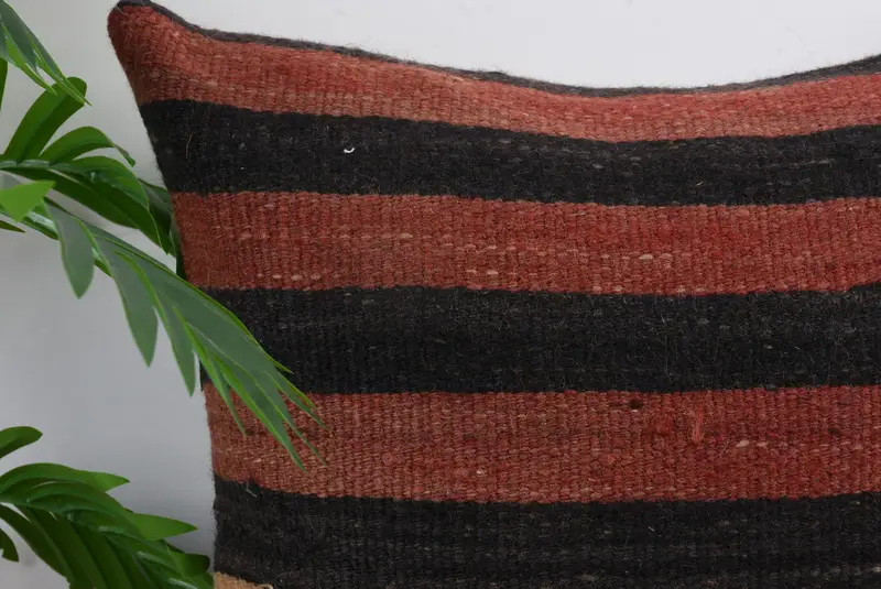 Aztec Cushion Cover, Pillow Cover, Pillow for Sofa, Ethnical Kilim Rug Pillow, Vintage Kilim Pillow, Handmade Pillow Case, 20x20 Red Cushion Cover - 2