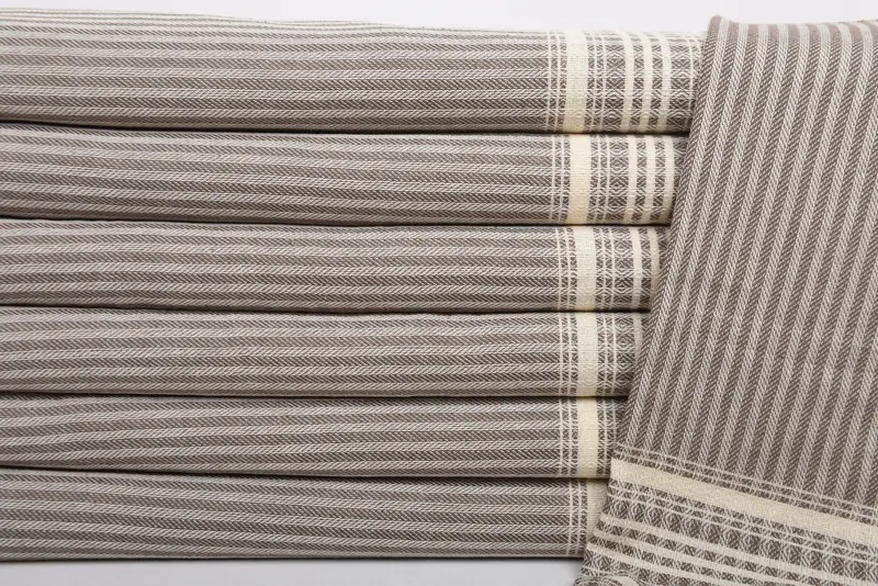 Personalized Gifts, Bridesmaid Gift, Bride Gift, Gift For The Home Decor, 40x18 Cotton Striped Towel, Bridesmaid Gifts, Monogram Hand Towel - 2