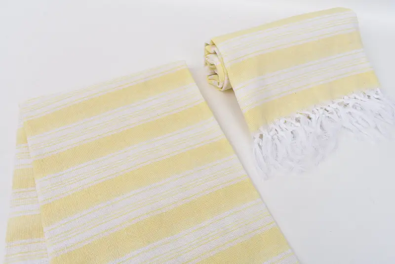 Sand-Resistant Peshtemal, Memorial Gift, Custom Gift, 70x40 Cotton Striped Towel, Peshtemal Towel, Organic Towel, Personalized Towel, Organic towel - 7