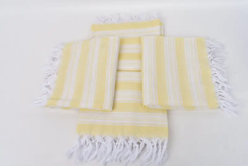 Sand-Resistant Peshtemal, Memorial Gift, Custom Gift, 70x40 Cotton Striped Towel, Peshtemal Towel, Organic Towel, Personalized Towel, Organic towel - 6