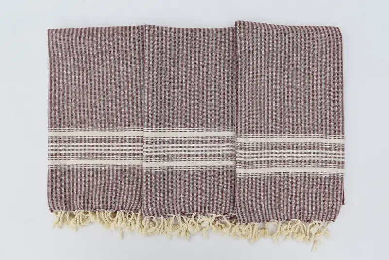 Summer Towel, 68x38 Cotton Striped Towel, Handmade Gift, Valentines Day Gift Idea, Personalized Gifts, Handmade Turkish Towel, Gift For Him - 6