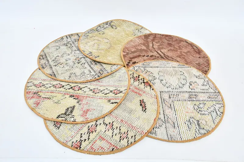 Elegant Beige & Bronze Placemats, Versatile and Stylish Table Decor