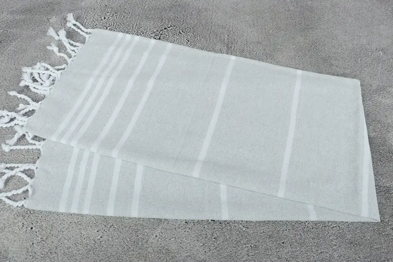 Wedding Anniversary Gift, 38x18 Cotton Striped Towel, Personalized Gifts, Wedding Gift, Gifts For Him, Home Gift, Guest Towel, Small Bath Towels - 6