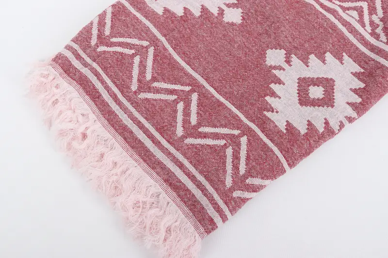 Wedding Favors, 74x40 Cotton Geometric Towel, Personalized Home Gift Wedding, Monogrammed Beach Towel, Embroidery Towels, Organic towel - 8