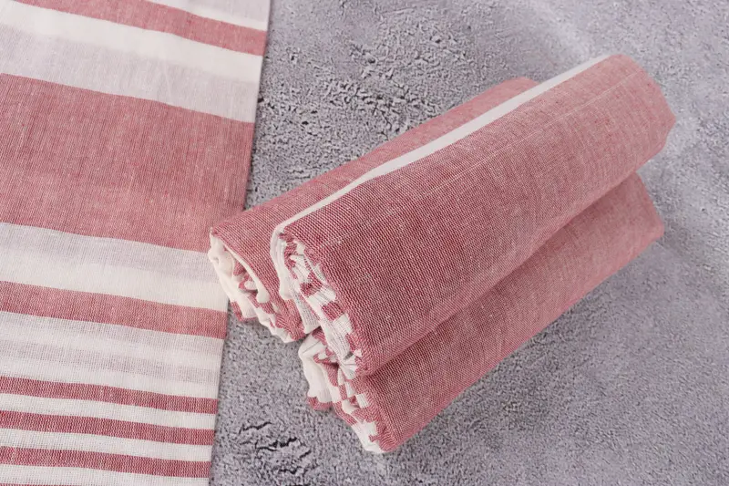 Handmade Turkish Towel, Beach Towel Gift, Organic Beach Towel, Personalized Towel, Unique Gift, Yoga Towel, 70x40 Cotton Striped Towel, Gift For Him - 8