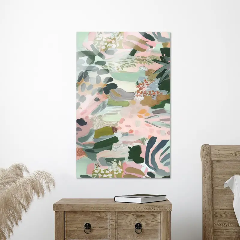 Modern Boho Soyut Kanvas: Alanınızı Sanatla Yükseltin