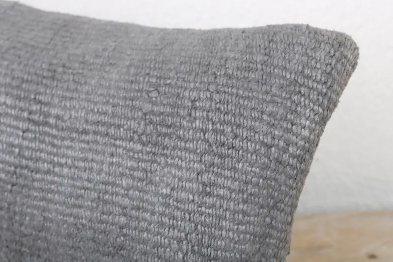 8x16 Gray Pillow, Gift Pillow, Vintage Kilim Throw Pillow, Cushion Cover, Kilim Cushion Sham, Handwoven Pillow Cover Cushion Cover - 5