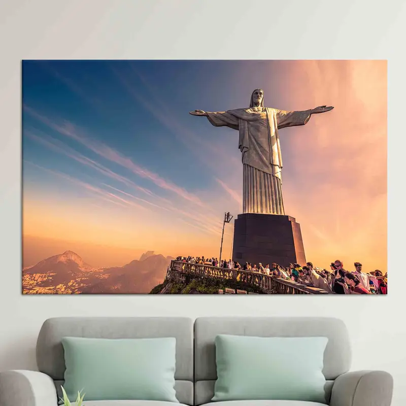 Heilige Gelassenheit: Leinwanddruck Christus der Erlöser