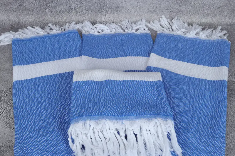Grandma Gift, Turkish towel bulk order for wedding gifts, Wedding Gifts Towel, Beach Towel Bulk, Turkish towel, 70x40 Cotton Diamond Towel - 4