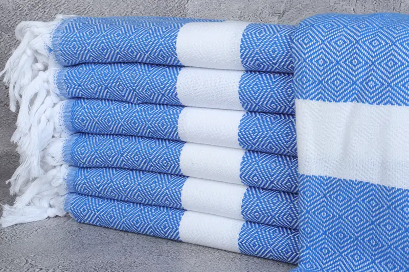 Grandma Gift, Turkish towel bulk order for wedding gifts, Wedding Gifts Towel, Beach Towel Bulk, Turkish towel, 70x40 Cotton Diamond Towel - 1