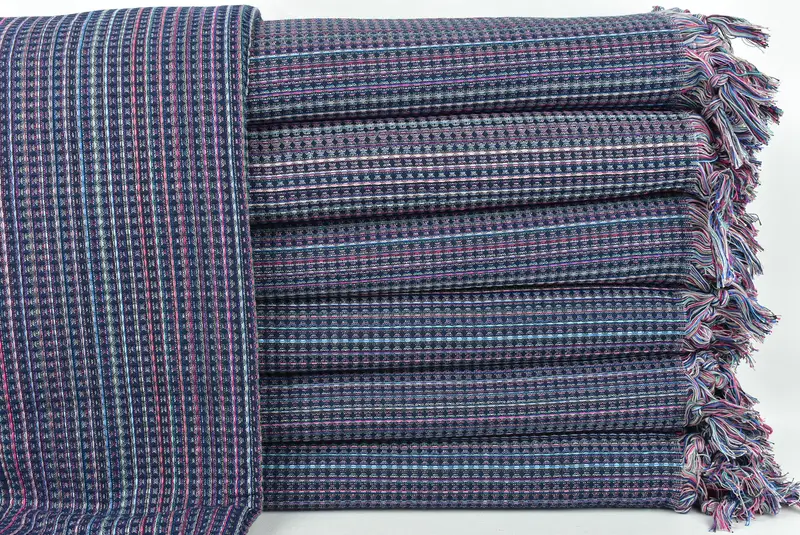 Custom Gift, 92x88 Cotton Geometric Towel, Turkish Blanket, Decorative Blanket, Monogram Beach Blanket, Decorative Bedspread, Personalized Blanket - 1