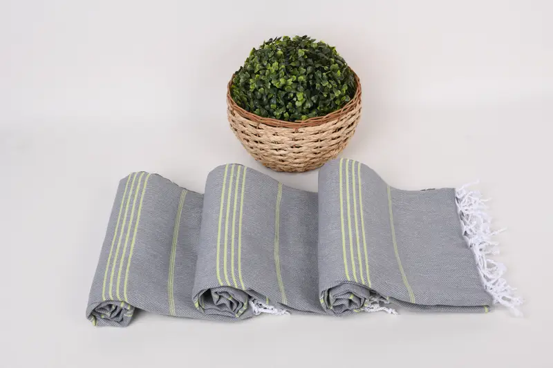 Custom Wedding Towel, Personalized Wedding Gift For Couple, 70x40 Cotton Striped Towel, Wedding Gifts Towel, Thin towel, Turkish Towel USA - 8