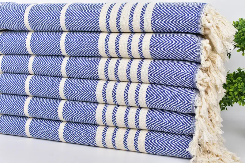 Mother Of The Groom Gift, Turkish Towel Hand Towel, 40x20 Cotton Striped Towel, Small Bath Towels, Monogrammed Turkish Towel, Wedding Favors - 3