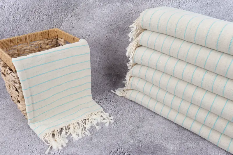 Regalo de toalla personalizado, toalla de playa personalizada, toalla a rayas de algodón de 70x38, toalla de decoración del hogar, regalos para él, toalla de regalo de spa, regalo de boda personalizado - 3