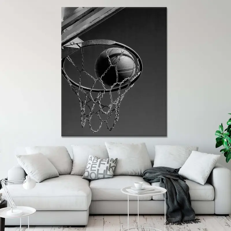 Basketball Hoop Poster, Basketball Coach Gift, NBA Wall Art, Kids Room Decor, Basketball Print, Basketball Player Gift, Basketball Poster - 2
