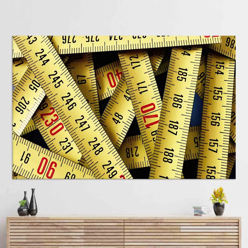 Elegant Printed Canvas: Tailored for Crafting & Studio Art