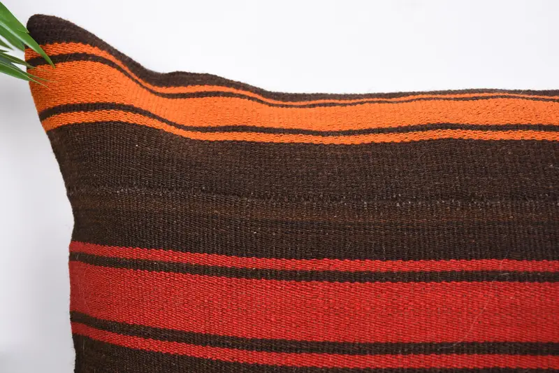 Home Decor Pillow, 20x20 Red Cushion Case, Turkish Bench Pillow Case, Handmade Kilim Cushion, Pillow for Couch, Pillow Case - 2