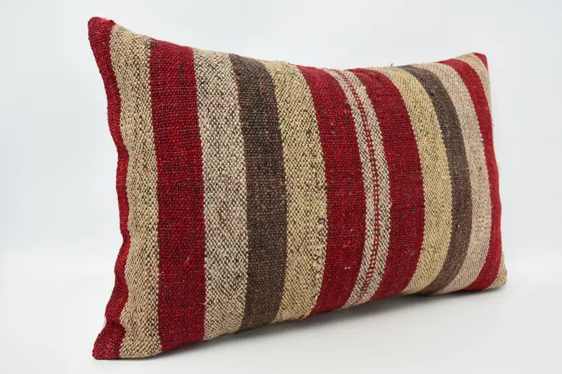 16x24 Beige Cushion Cover, Pillow Sham, Kilim Pillow Cover, Kilim Cushion Sham, Pastel Cushion, Kilim Pillow, Bohemian Cushion Cushion - 3