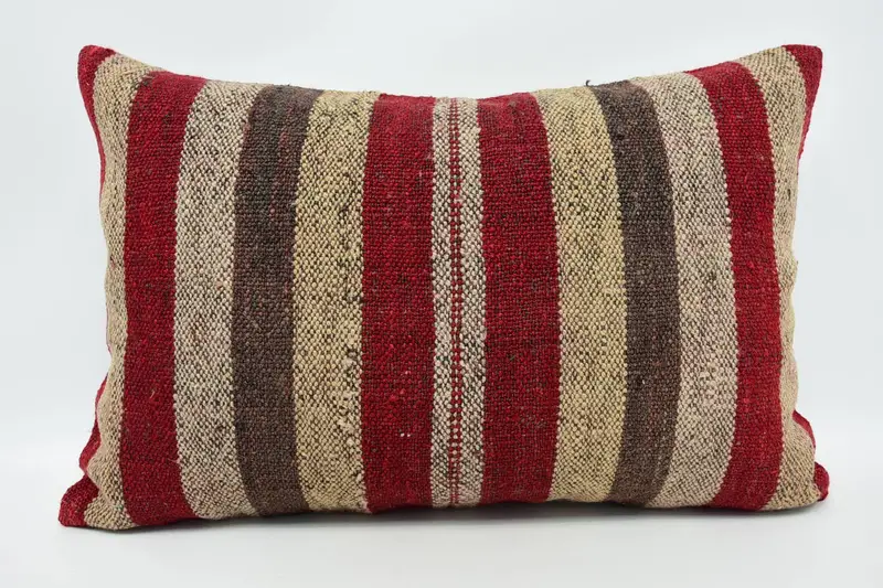 16x24 Beige Cushion Cover, Pillow Sham, Kilim Pillow Cover, Kilim Cushion Sham, Pastel Cushion, Kilim Pillow, Bohemian Cushion Cushion - 1