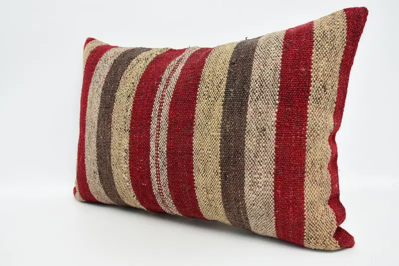 16x24 Beige Cushion Cover, Pillow Sham, Kilim Pillow Cover, Kilim Cushion Sham, Pastel Cushion, Kilim Pillow, Bohemian Cushion Cushion - 4