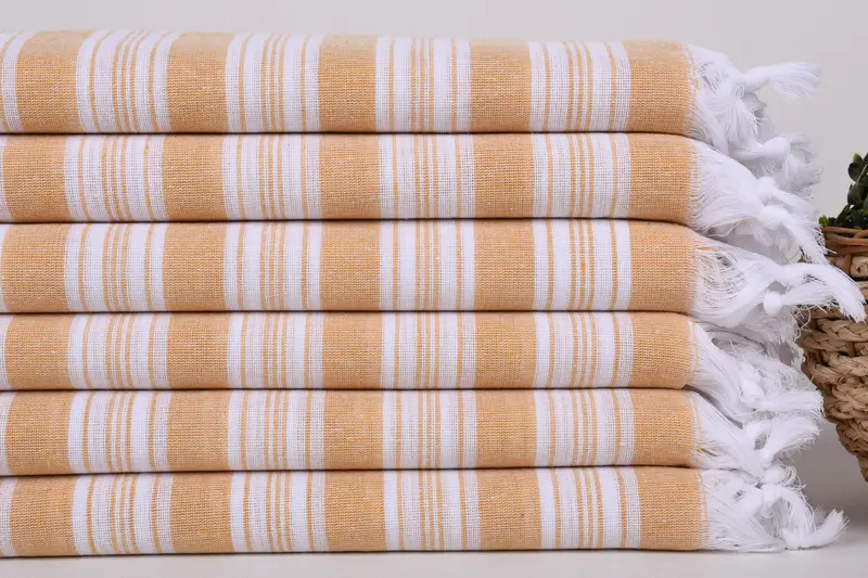 Turkish Bath Towel USA, Quick-Dry Beach Towel, Soft towel, Bachelor Gift, 70x40 Cotton Striped Towel, Custom Towel, Quick-dry travel peshtemal towel - 2