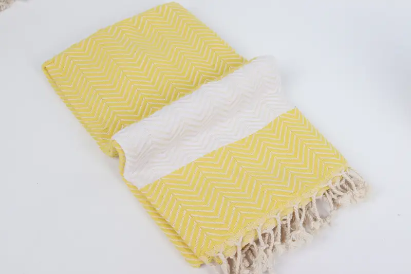 Bachelorette Party Gifts, 70x40 Cotton Zig zag Towel, Housewarming Gift, Fouta towel, Bridal Party Gifts, Personalized Turkish Beach Towel - 6