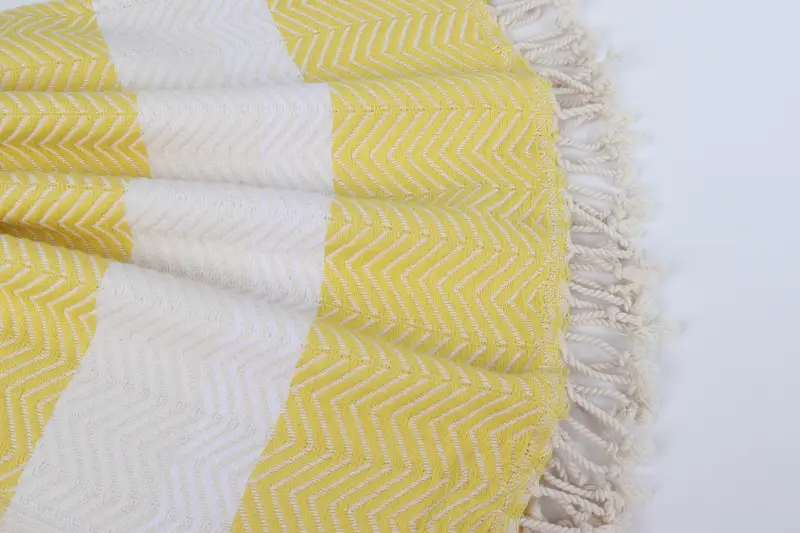 Bachelorette Party Gifts, 70x40 Cotton Zig zag Towel, Housewarming Gift, Fouta towel, Bridal Party Gifts, Personalized Turkish Beach Towel - 8
