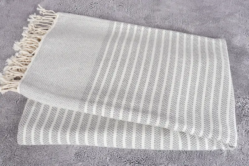 Bridal Party Gifts, Bachelor Party Favors, Large Turkish Towel, Travel Towel, 76x40 Cotton Striped Towel, Personalized Towel, Monogram Turkish Towel - 6