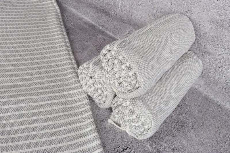 Bridal Party Gifts, Bachelor Party Favors, Large Turkish Towel, Travel Towel, 76x40 Cotton Striped Towel, Personalized Towel, Monogram Turkish Towel - 8