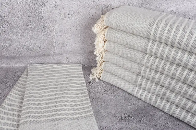 Bridal Party Gifts, Bachelor Party Favors, Large Turkish Towel, Travel Towel, 76x40 Cotton Striped Towel, Personalized Towel, Monogram Turkish Towel - 2