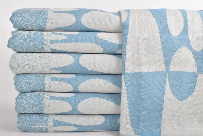 Turkish Cotton Throw Blanket, Throw Blanket Couch, Decorative Blanket, Spa Gift, Shower Curtain, Monogram Blanket, 100x80 Cotton Turtle Design Towel - 3