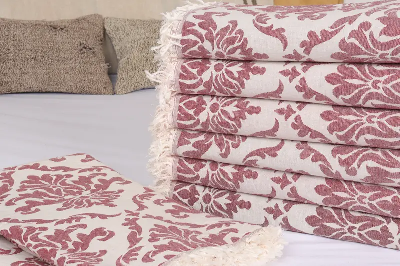 Custom Wedding Gifts, Wedding For Favor, 100x80 Cotton Baroque Towel, Custom Shower Curtain, Monogram Blanket, Turkish Bedspread, Custom Blanket - 4