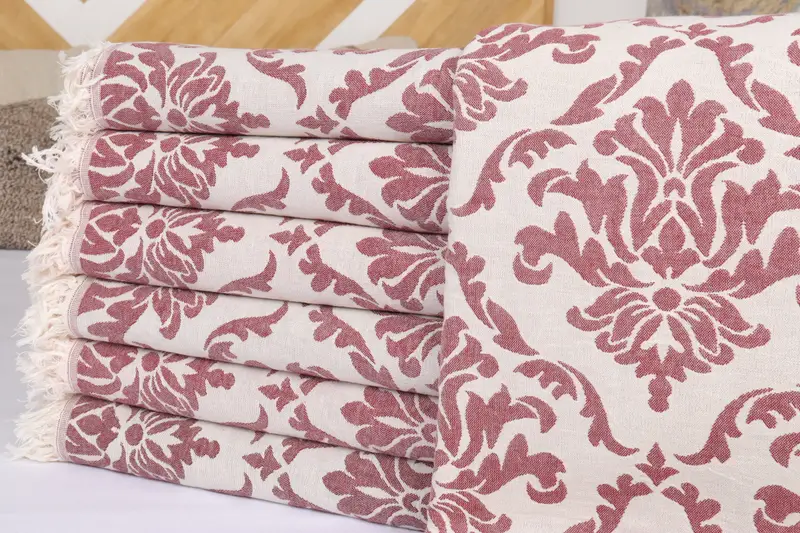 Custom Wedding Gifts, Wedding For Favor, 100x80 Cotton Baroque Towel, Custom Shower Curtain, Monogram Blanket, Turkish Bedspread, Custom Blanket - 3