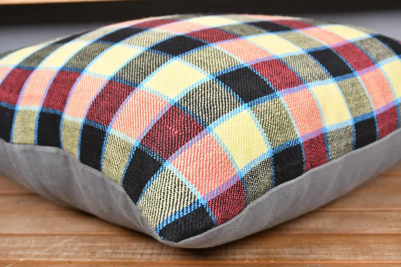 Pillow Case, Car Cushion Cover, Vintage Pillow, Handmade Kilim Cushion, 20x20 Red Cushion, Authentic Pillow Cover, Throw Kilim Pillow - 3