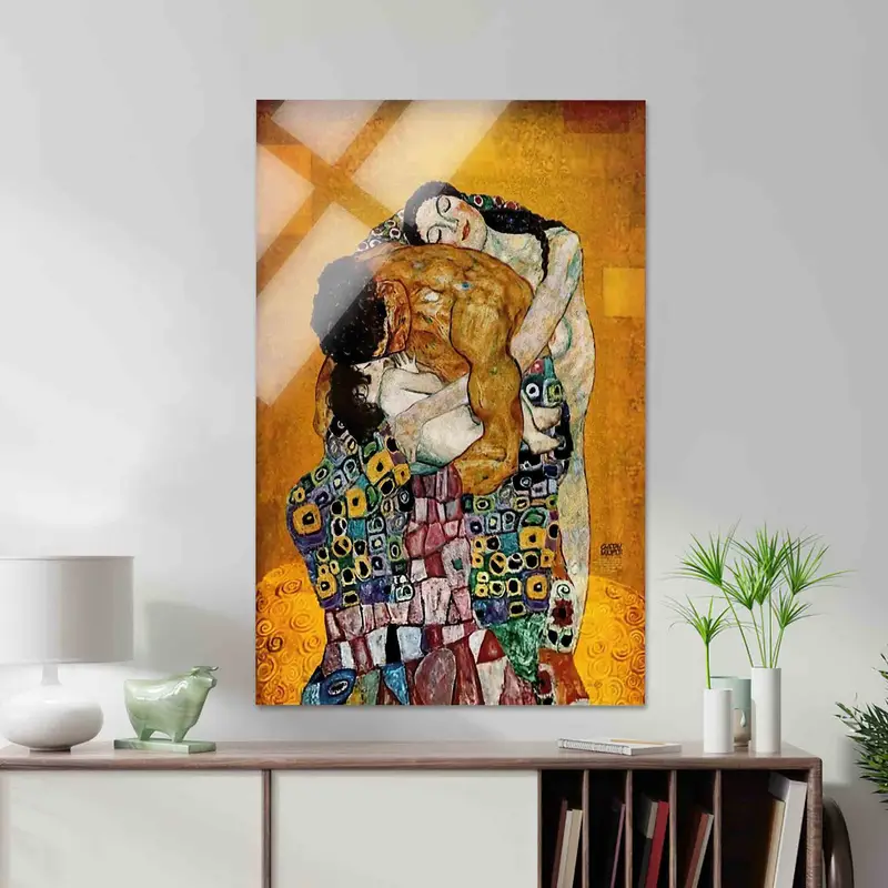 Tuval Baskı Gustav Klimt'in 'Aile' Art Nouveau Tablosu