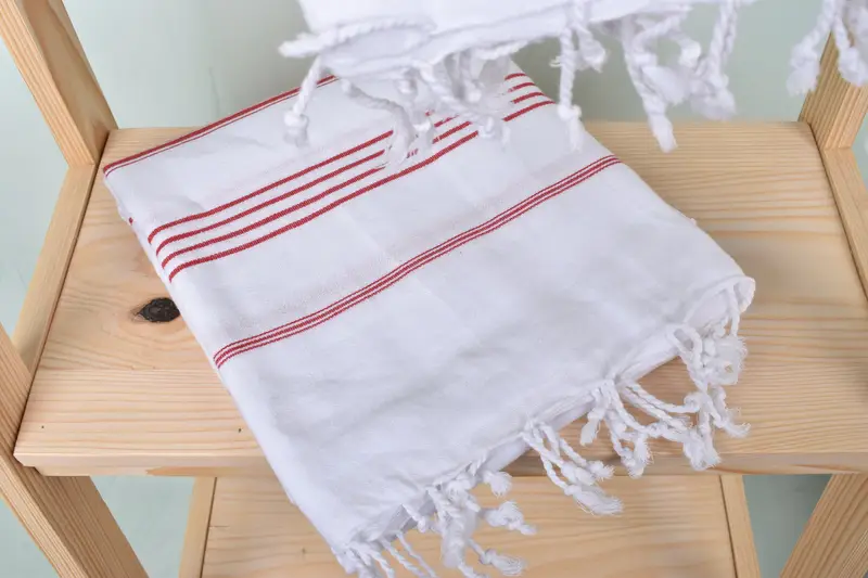 Best Beach Towel, Quick-dry peshtemal, 70x40 Cotton Striped Towel, Home Gift, First Wedding Anniversary Gift, Wedding Towel, Home Decor Gifts - 5