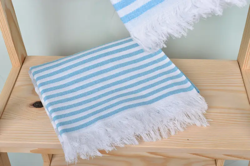 Personalized Bridesmaid Gift, 70x40 Cotton Striped Towel, Turkish bath towel, Baby Boy Gift, Bachelorette Party Gifts, Beach Towel Personalized - 5